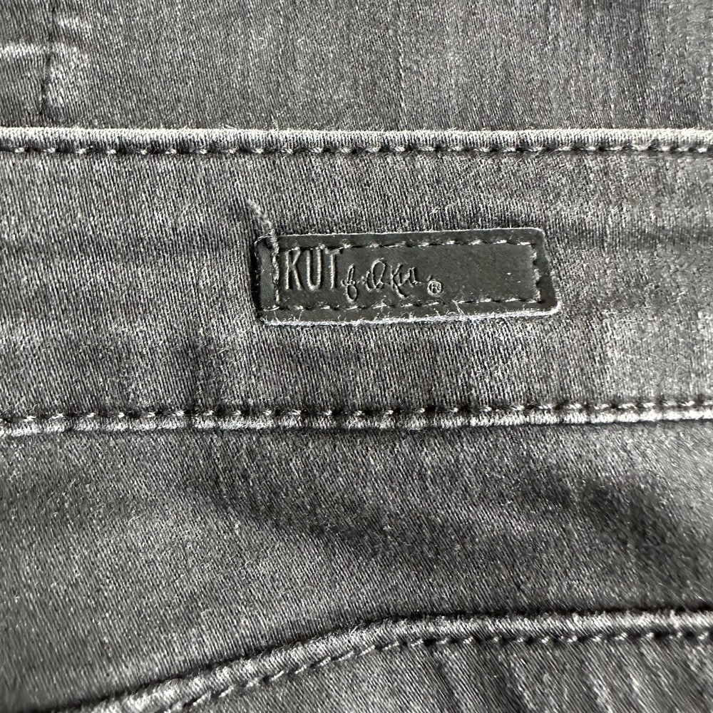 Kut From The Kloth Jeans Women 14S Black Straight Leg Stretch Everyday Comfort‎ - Picture 8 of 11